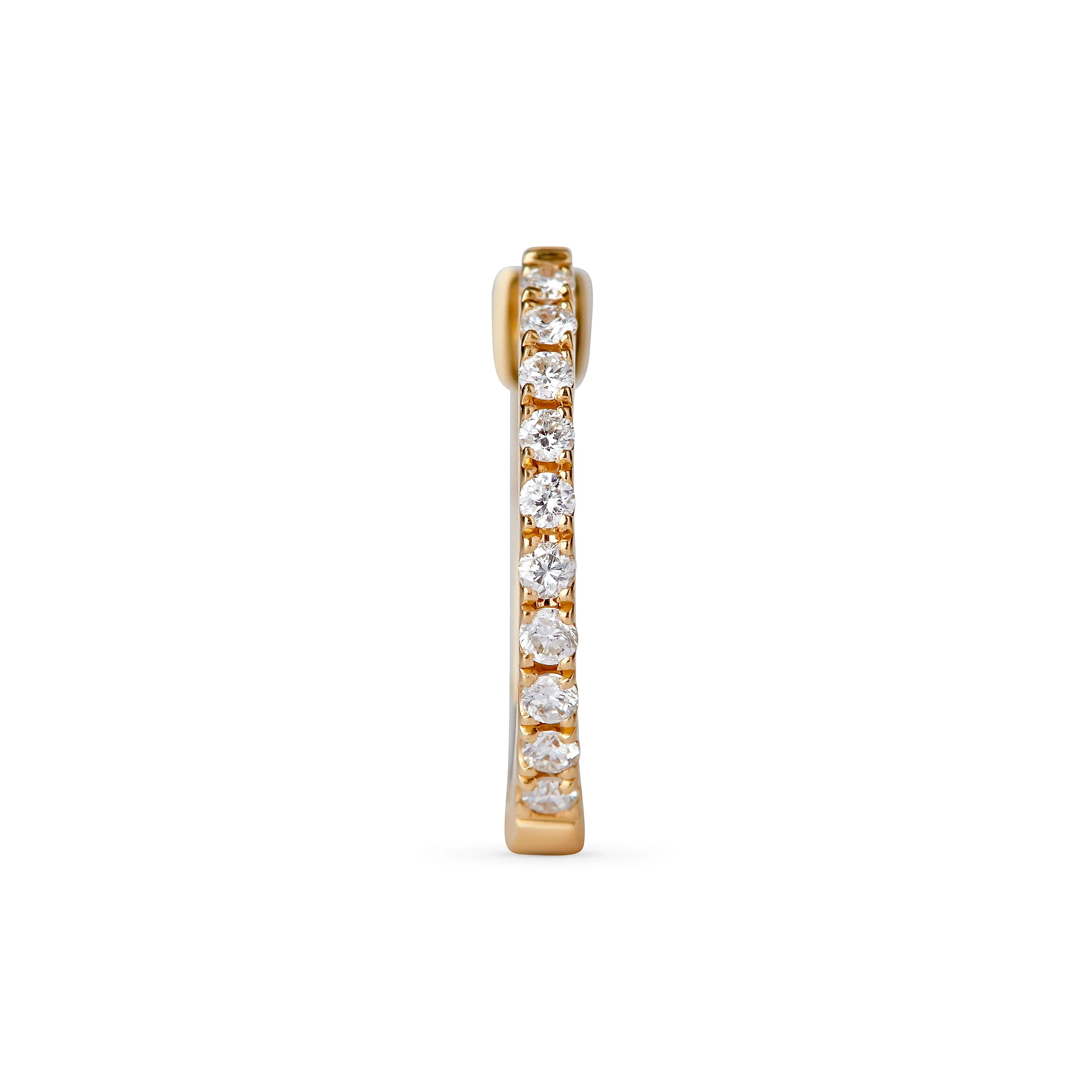 14 mm Diamond Huggies