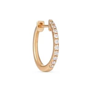 14 mm Diamond Huggies