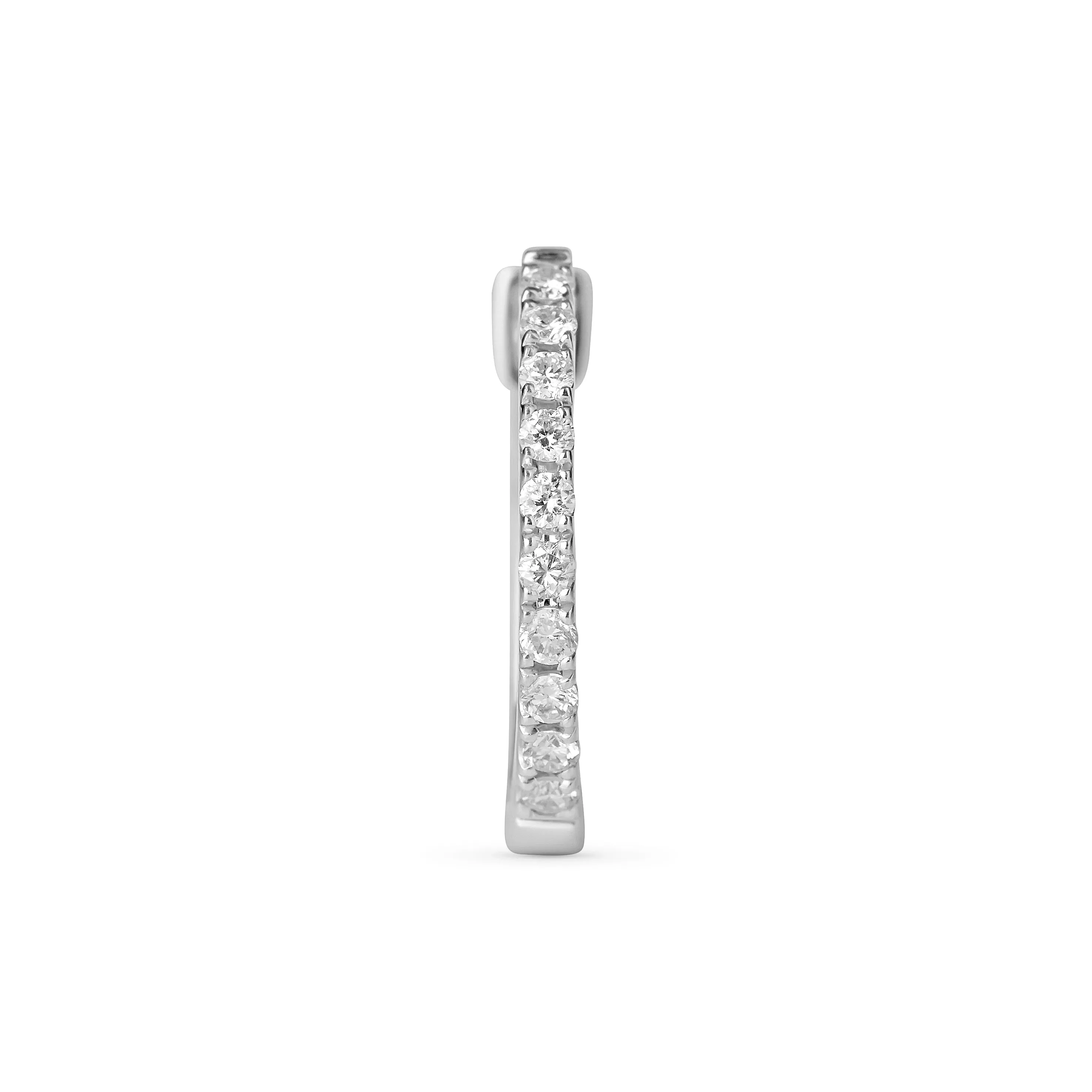 14 mm Diamond Huggies