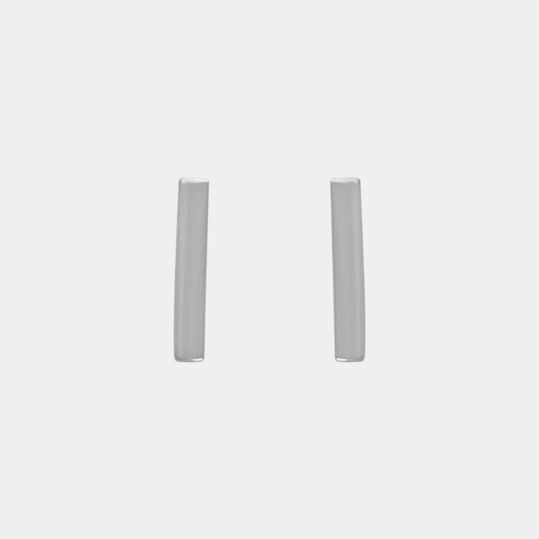14K Bar Studs