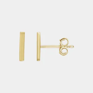 14K Bar Studs