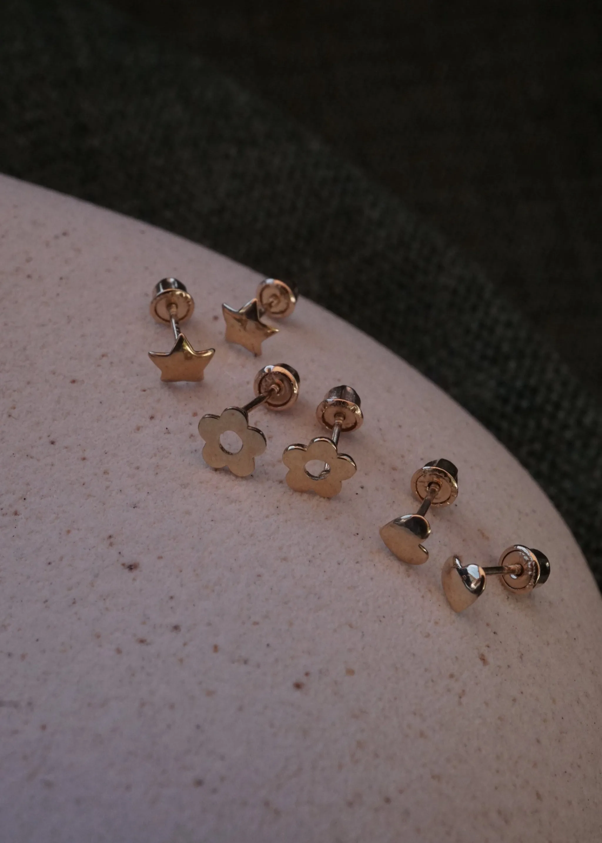 14k Gold Cutie Studs