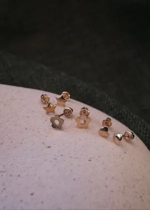 14k Gold Cutie Studs