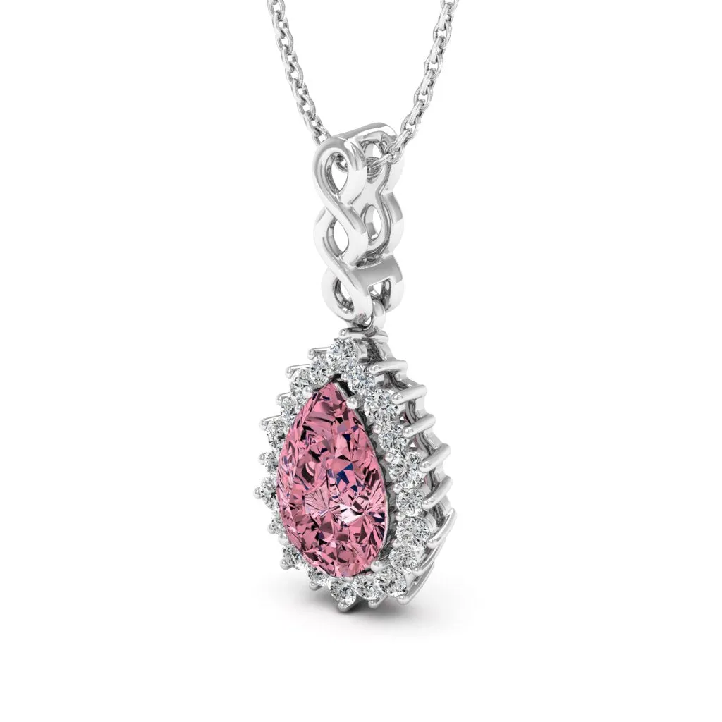 1.73 d.e.w cts Christie Moissanite Necklace