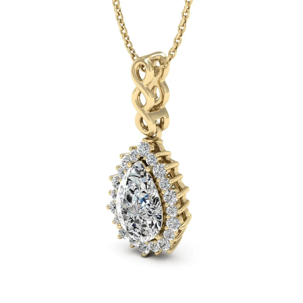 1.73 d.e.w cts Christie Moissanite Necklace