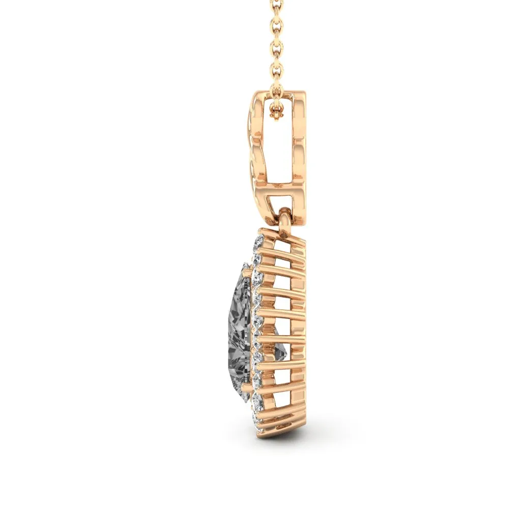 1.73 d.e.w cts Christie Moissanite Necklace