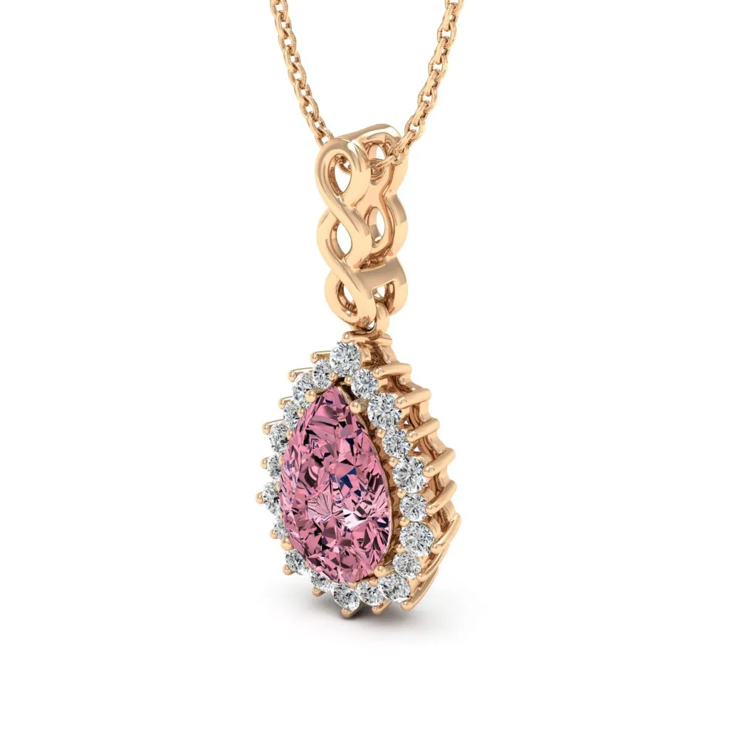1.73 d.e.w cts Christie Moissanite Necklace