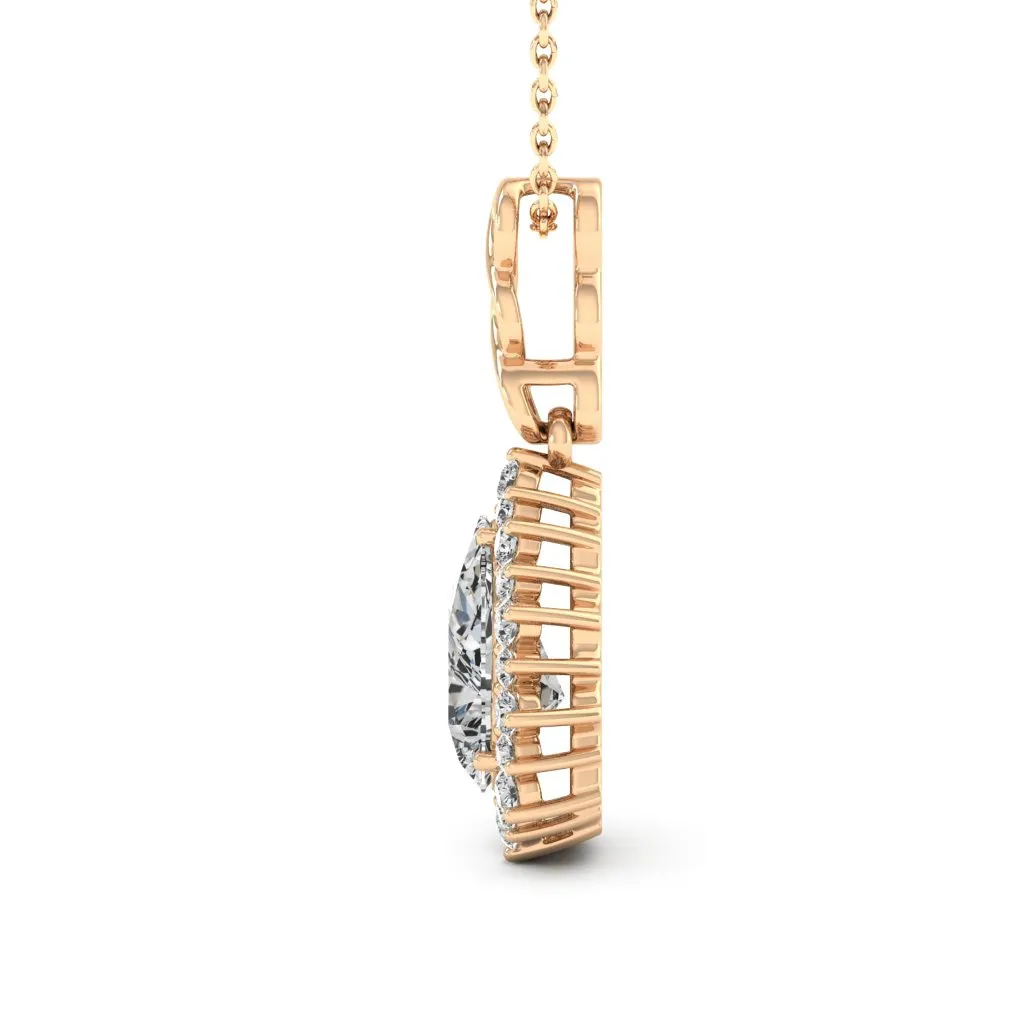 1.73 d.e.w cts Christie Moissanite Necklace