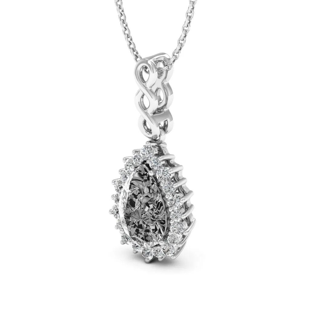 1.73 d.e.w cts Christie Moissanite Necklace