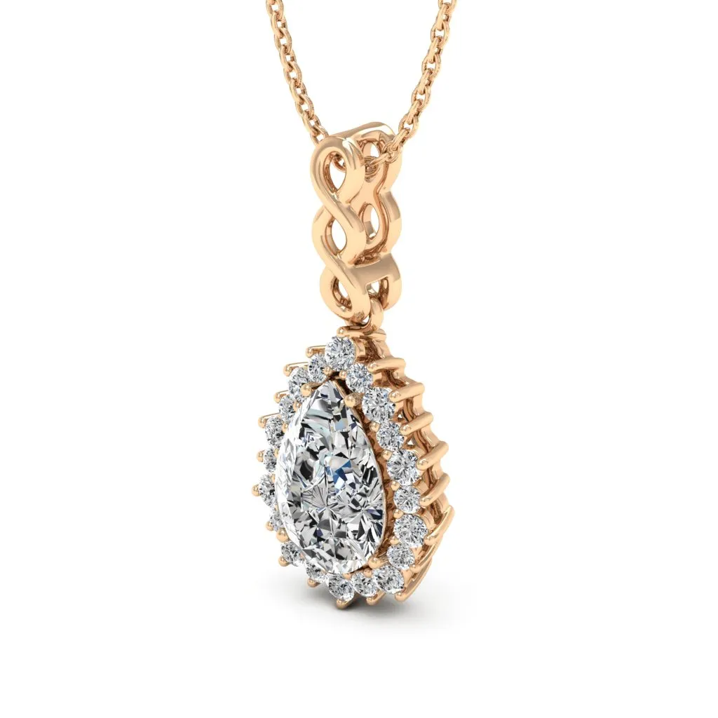 1.73 d.e.w cts Christie Moissanite Necklace