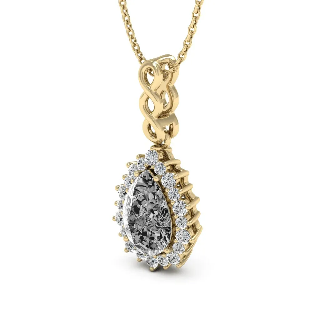 1.73 d.e.w cts Christie Moissanite Necklace