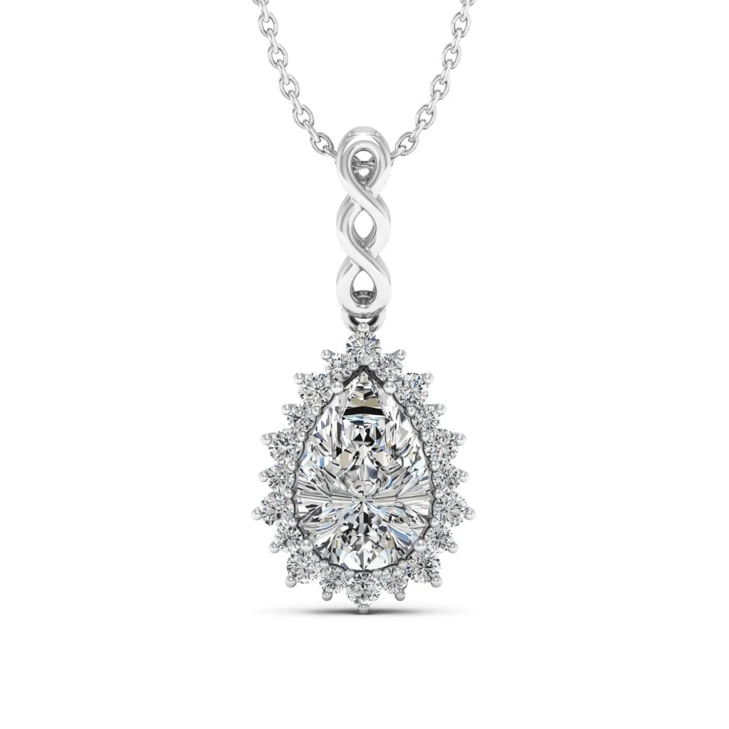 1.73 d.e.w cts Christie Moissanite Necklace