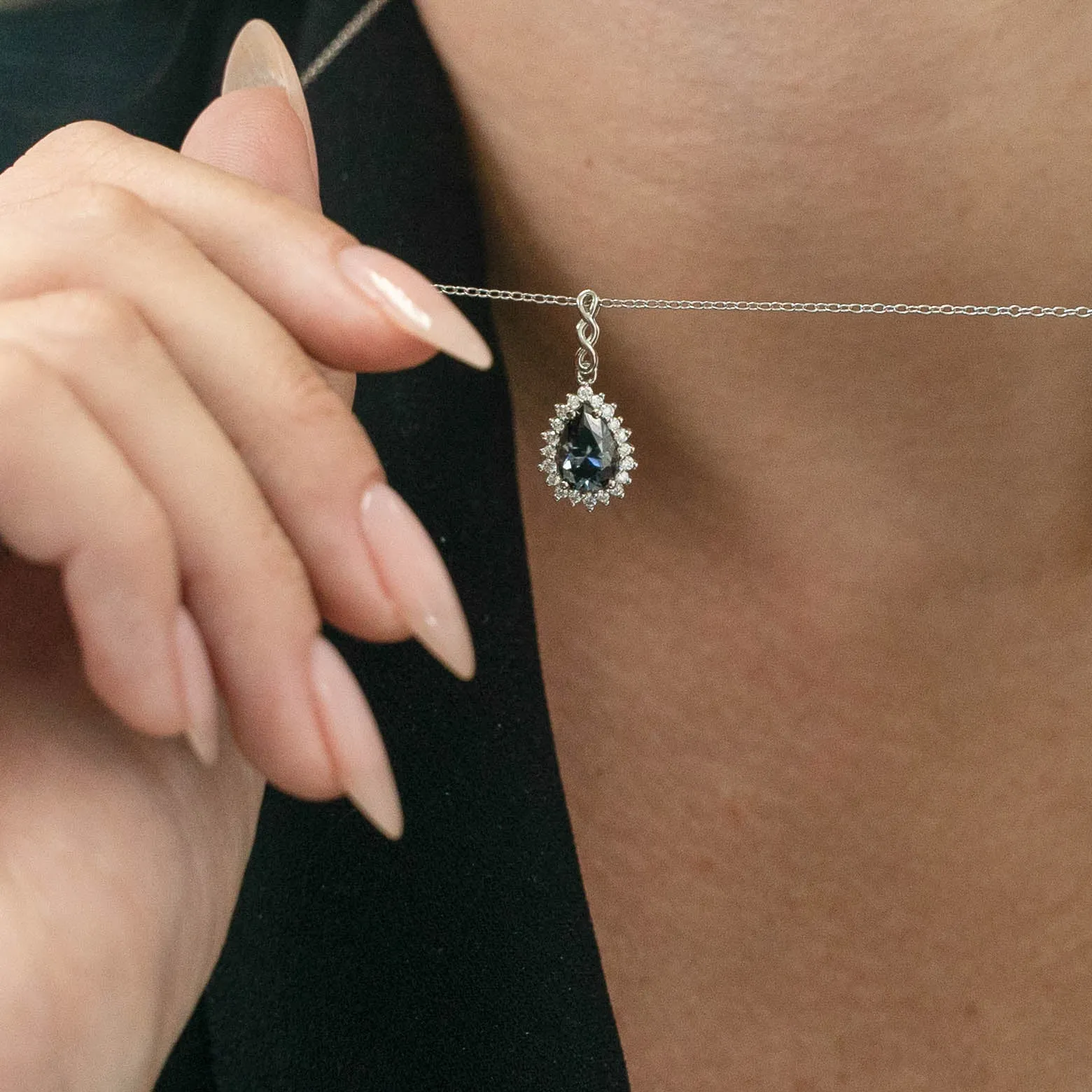 1.73 d.e.w cts Christie Moissanite Necklace