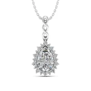 1.73 d.e.w cts Christie Moissanite Necklace