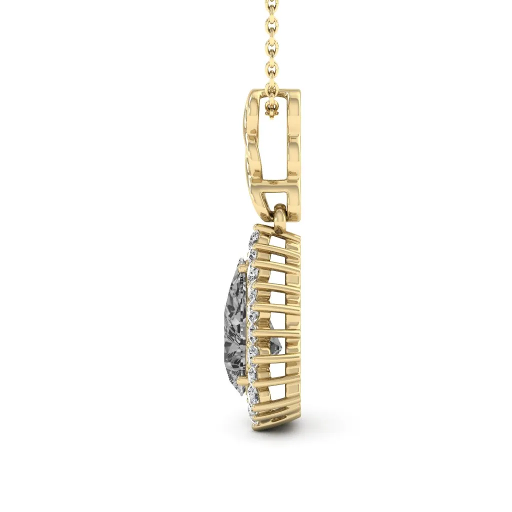 1.73 d.e.w cts Christie Moissanite Necklace