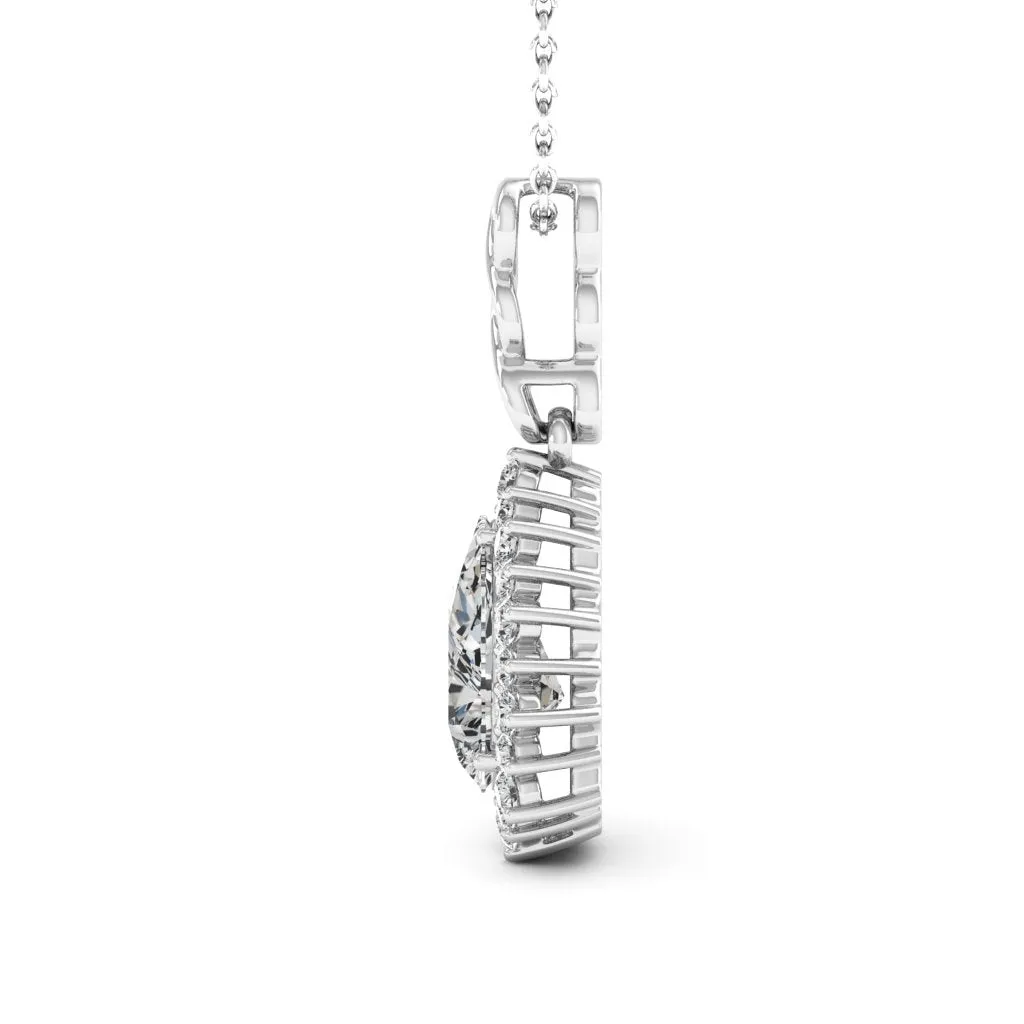1.73 d.e.w cts Christie Moissanite Necklace