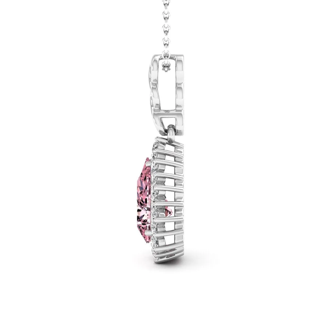 1.73 d.e.w cts Christie Moissanite Necklace