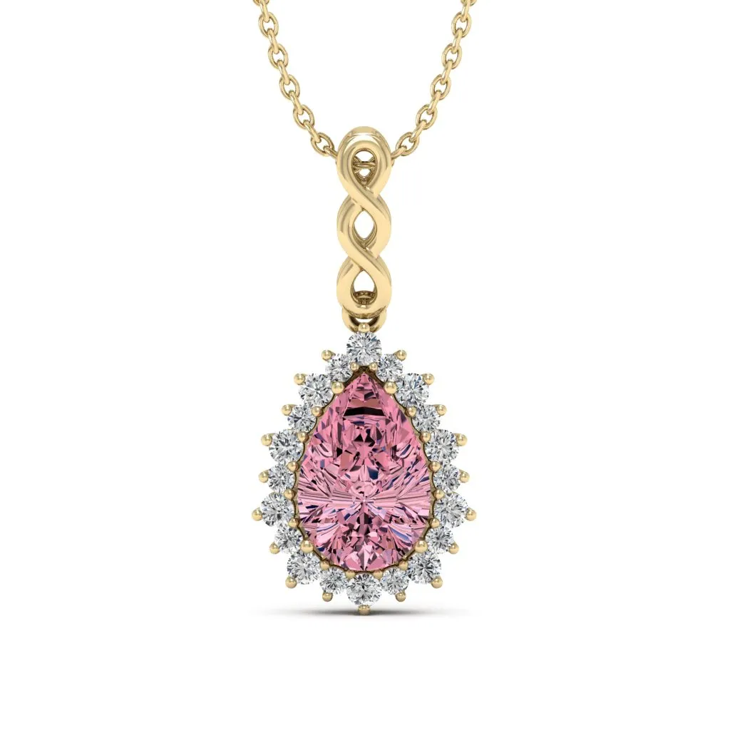 1.73 d.e.w cts Christie Moissanite Necklace