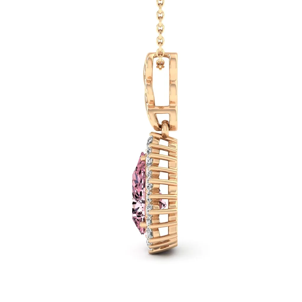 1.73 d.e.w cts Christie Moissanite Necklace