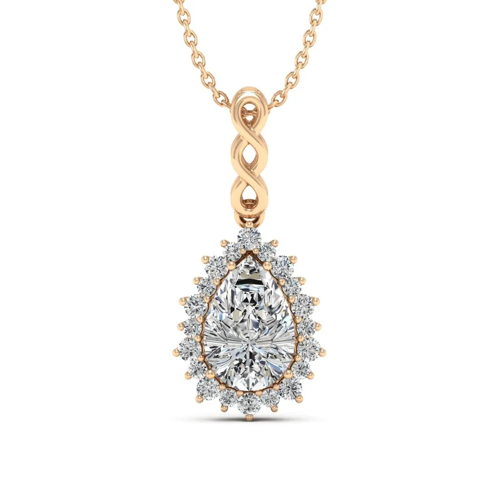 1.73 d.e.w cts Christie Moissanite Necklace
