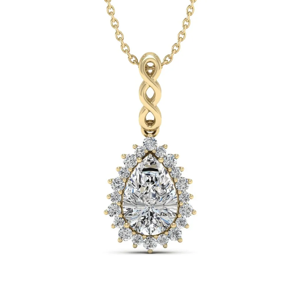 1.73 d.e.w cts Christie Moissanite Necklace