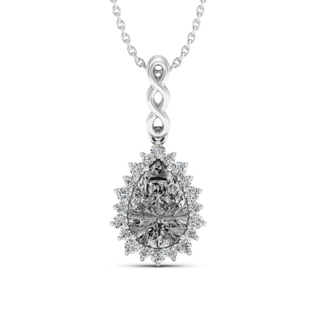 1.73 d.e.w cts Christie Moissanite Necklace