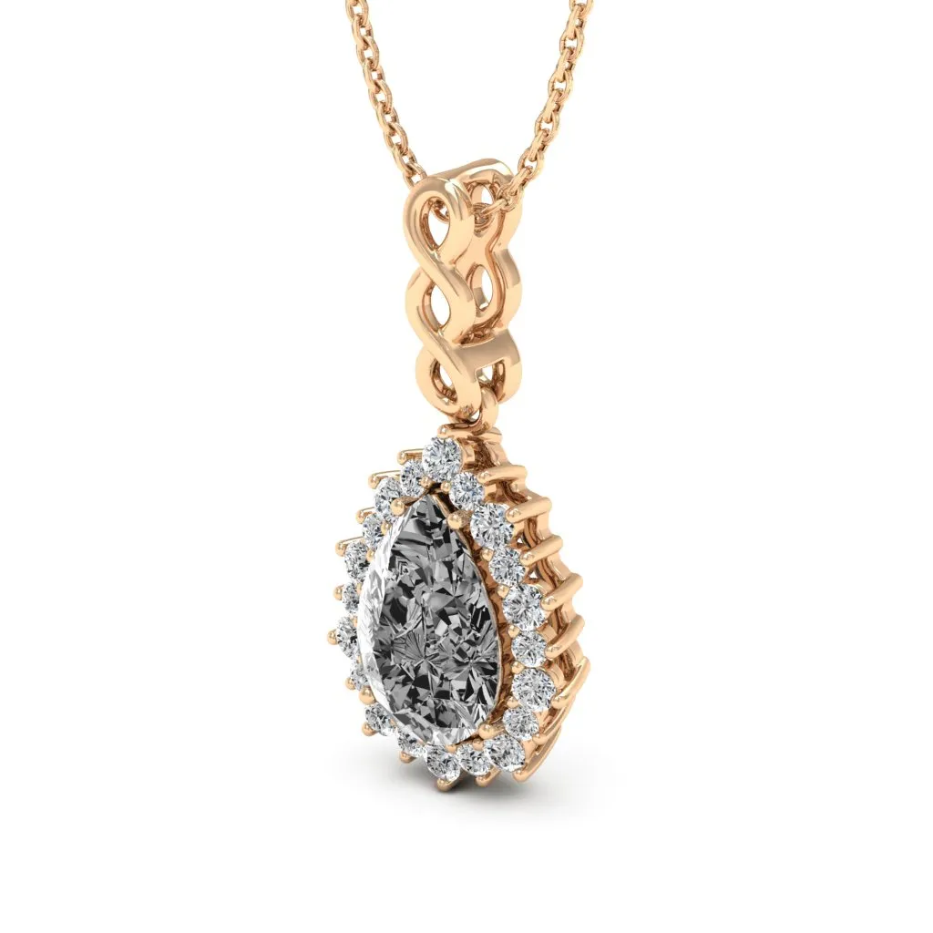 1.73 d.e.w cts Christie Moissanite Necklace