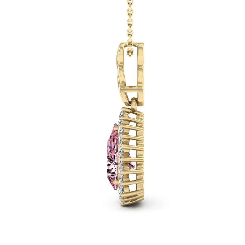 1.73 d.e.w cts Christie Moissanite Necklace