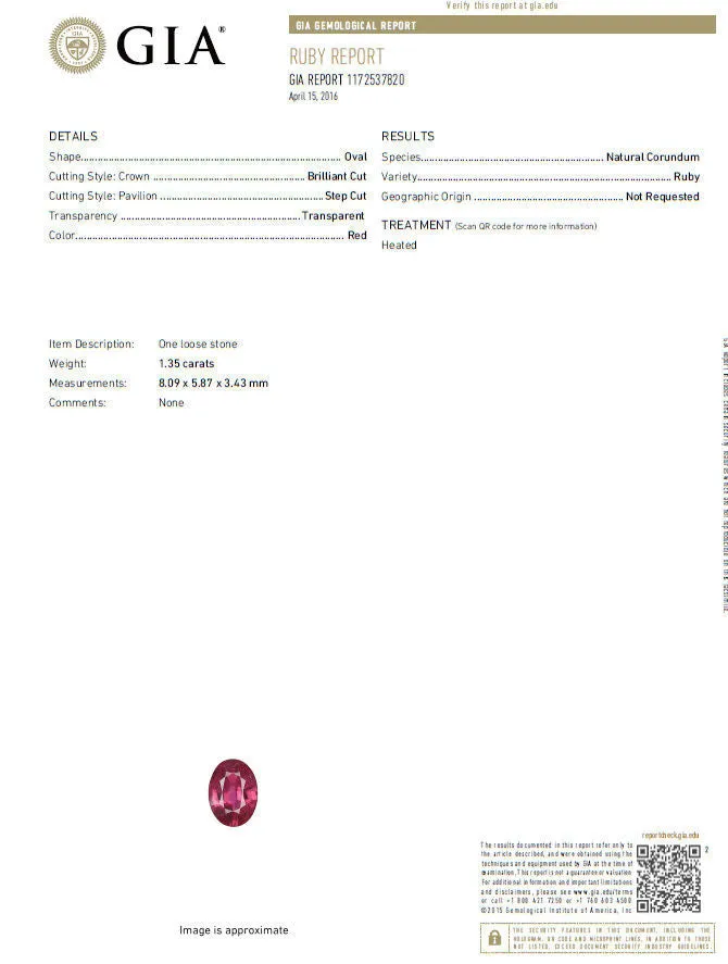 18.96ct GIA Certified natural red ruby diamond dangle earrings 18kt