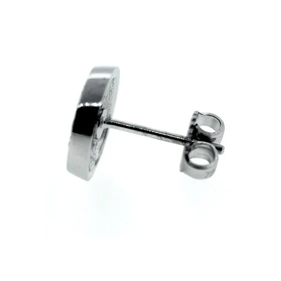 18k White Gold Ruby Earrings Redondo