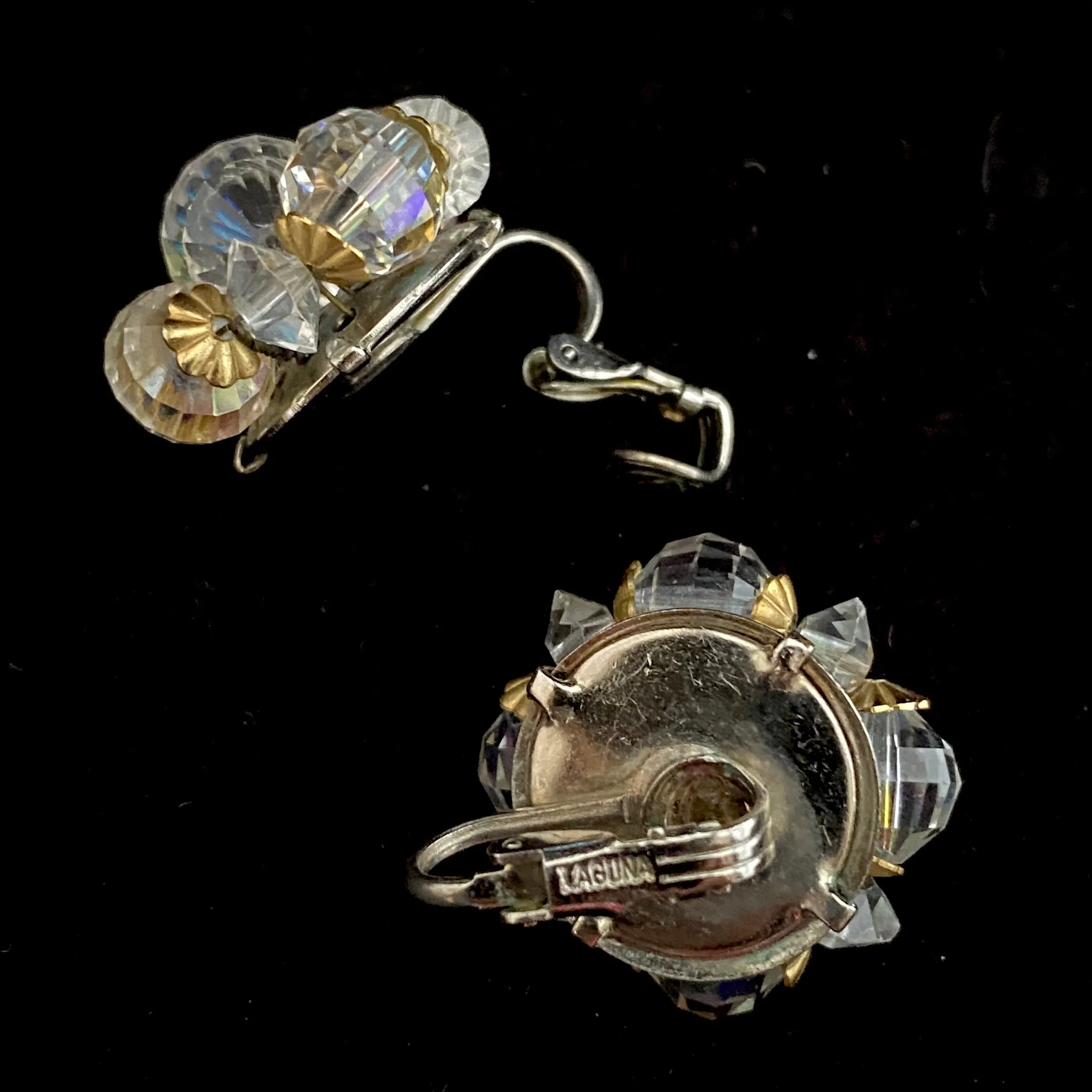 1950s Laguna Crystal Earrings