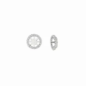 2 – 3/4CT DIAMOND JACKET EARRINGS 14K GOLD (0.55 CTW)