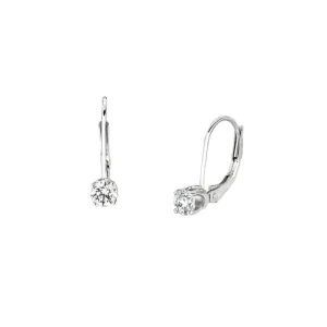 20 POINTER EACH DIAMOND EARRINGS 14K GOLD (0.4 CTW)