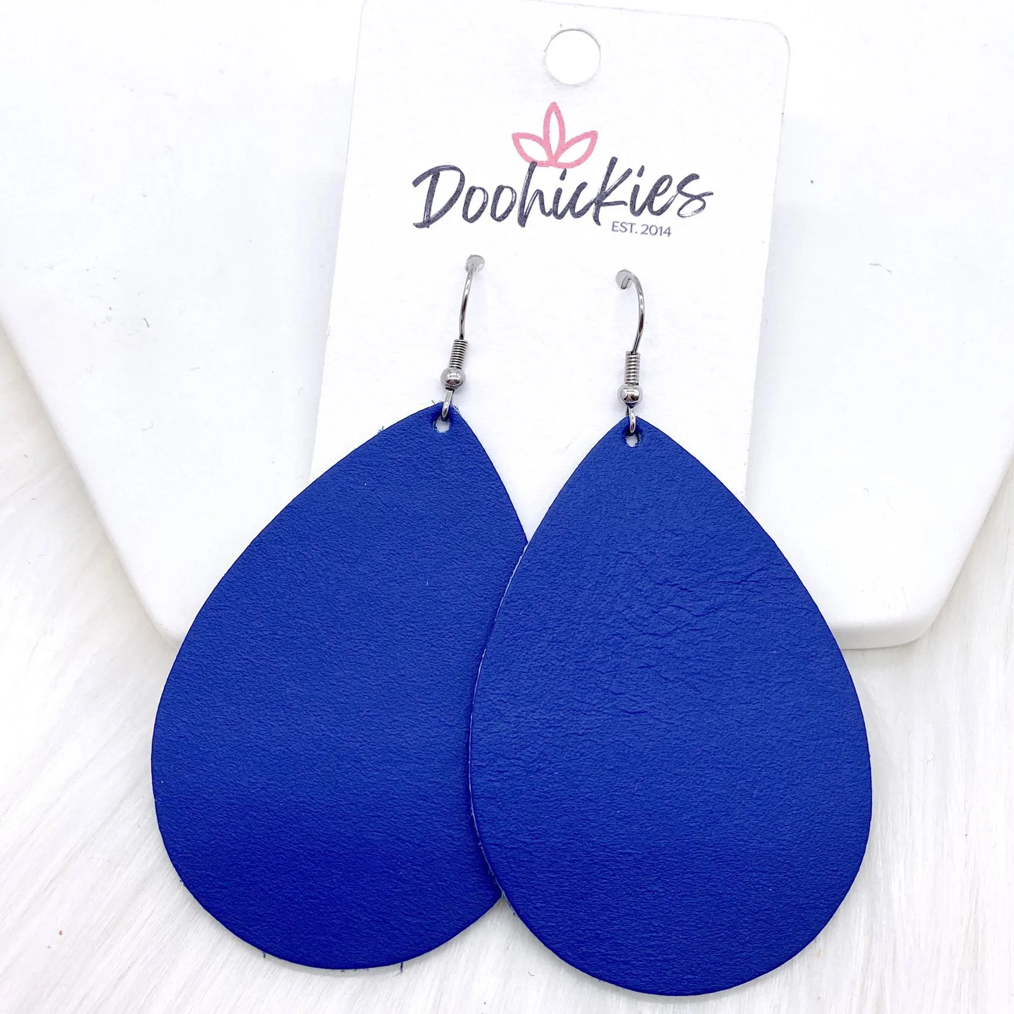 2.5" Royal Blue Baby Chopper -Earrings
