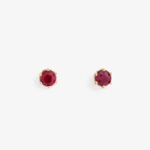 3mm Ruby Studs | E1902R