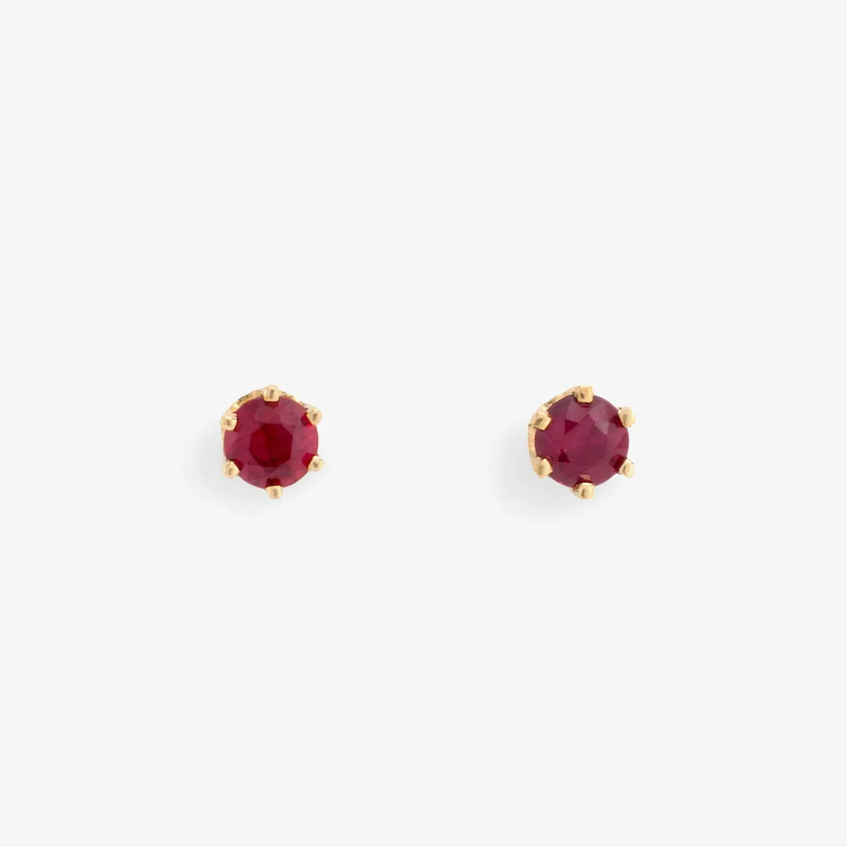 3mm Ruby Studs | E1902R