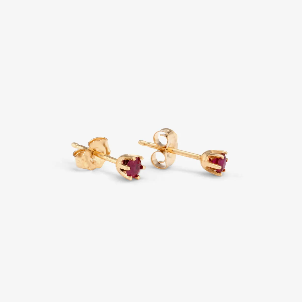 3mm Ruby Studs | E1902R
