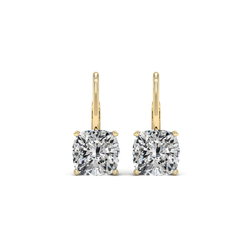 4.00 CTS DEW Moissanite Dangle Earrings
