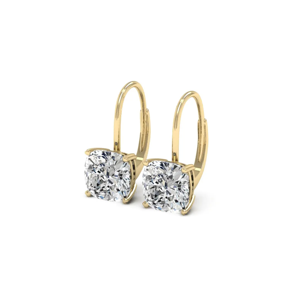 4.00 CTS DEW Moissanite Dangle Earrings