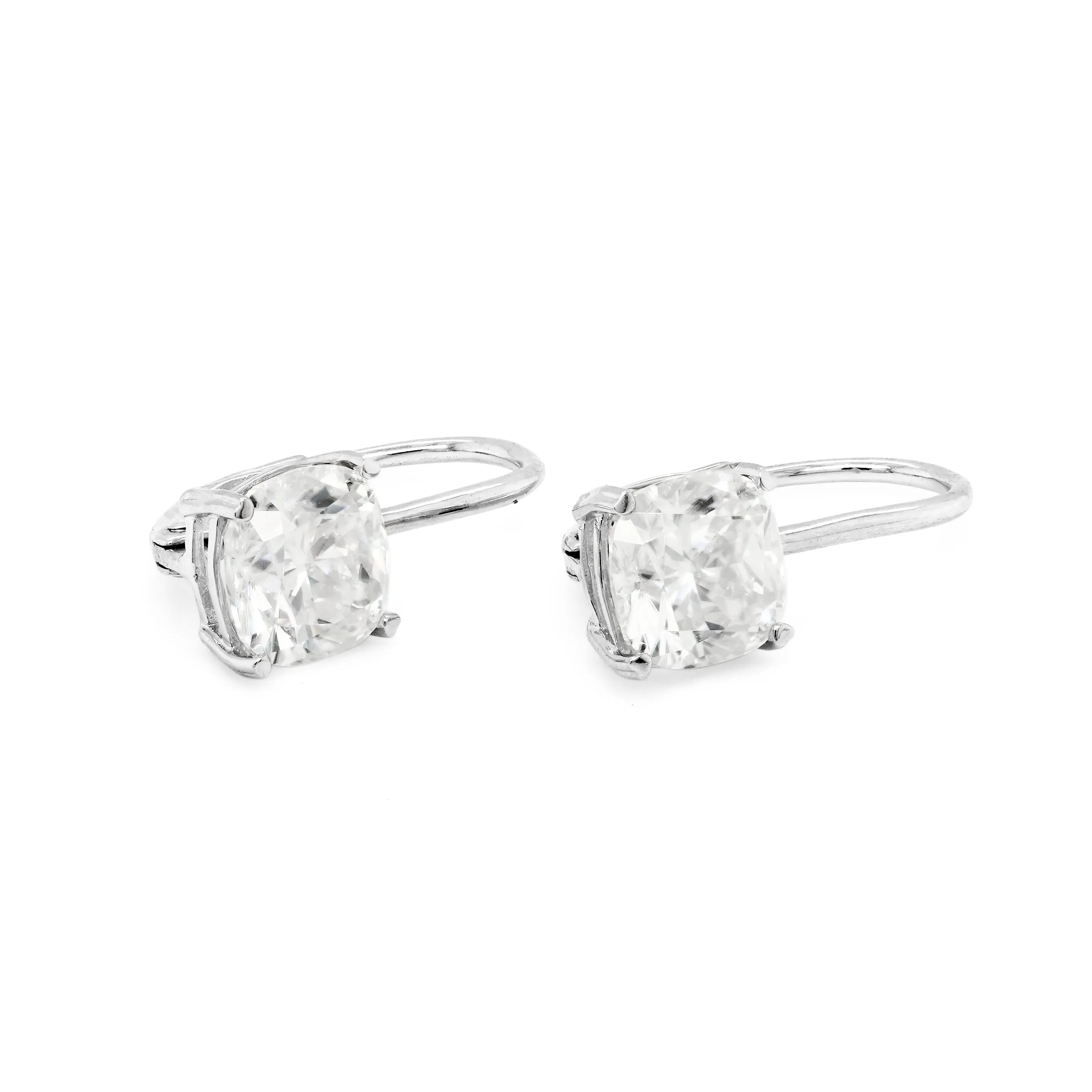 4.00 CTS DEW Moissanite Dangle Earrings