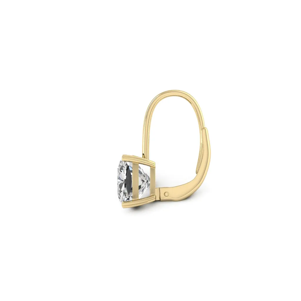 4.00 CTS DEW Moissanite Dangle Earrings