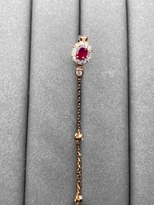 4363 Ruby Earrings