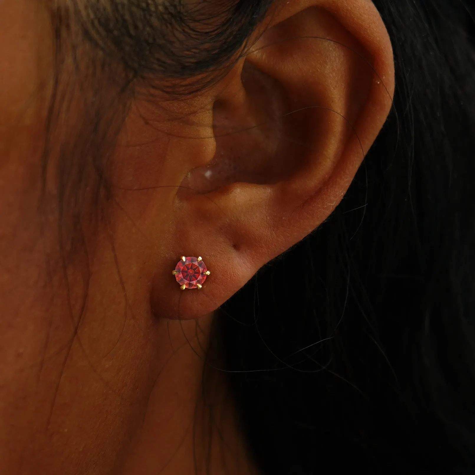 5mm Moissanite Earring