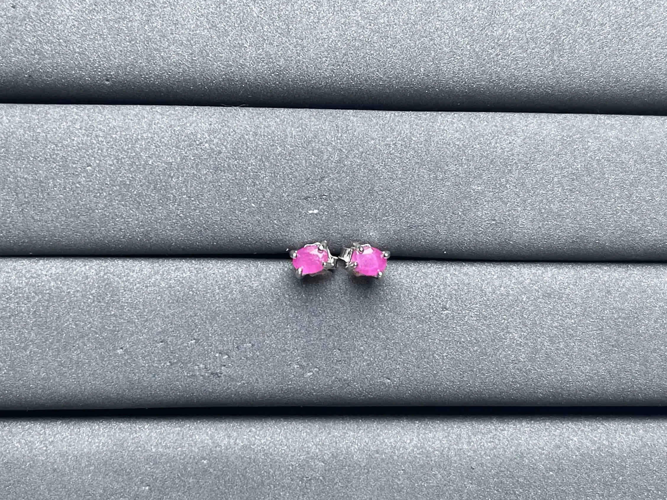 A7103 Ruby Earrings