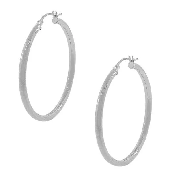 Absolute Silver Hoops