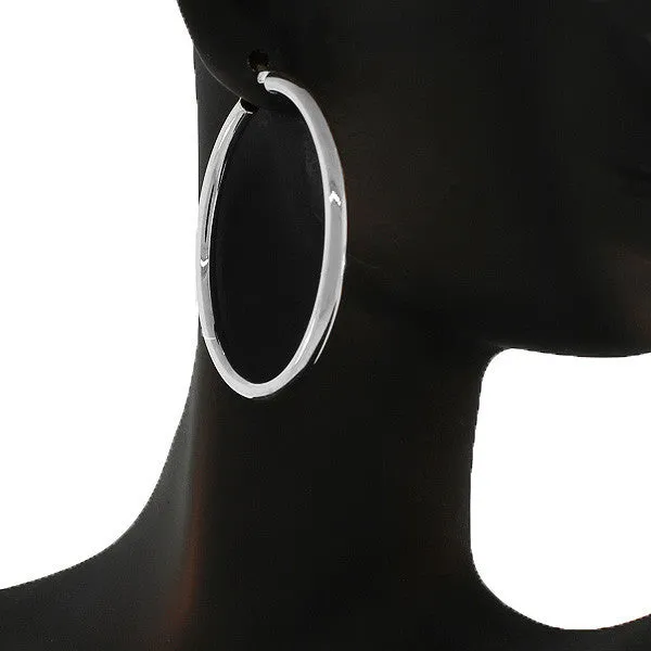 Absolute Silver Hoops