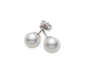 Akoya Pearl Stud Earrings A 