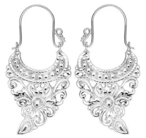 Alam Silver Earrings #4 Small