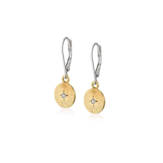 Anatoli Collection White Sapphire Earrings