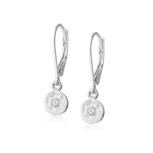 Anatoli Collection White Sapphire Earrings